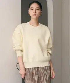 極美品 ボールジィ ミラノリブ Vネックチュニックベスト ニット