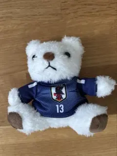 サッカー日本代表ユニフォームベアーキーホルダー　中村敬斗　13番