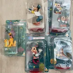 ディズニー　クリスマスオーナメント　フィギュア　クリスマス　オーナメント　5個