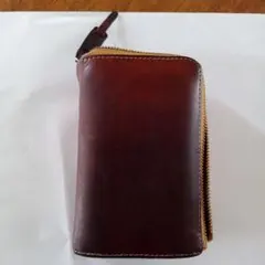 CORBO ブラウン 高品質なレザー 二つ折り財布のサムネイル