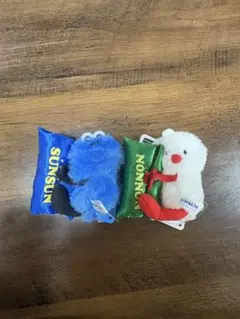 匿名配送！大幅値引き！パペットスンスンおやすみピローマスコット2点セット