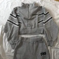 アナップガール　アナップキッズ　ANAP セットアップ　スウェット　グレー