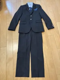 【値下げ】 男の子 スーツ 卒業式 150cm 5点セット上着 シャツ ネクタイ