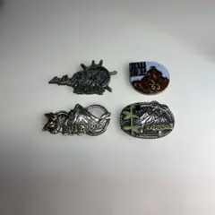 埼*郎様 登山限定のピンバッチ4点セット