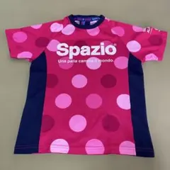 Spazio ドット柄 プラクティスシャツ ピンク130のサムネイル
