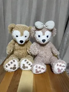 【ディズニー】ぬいぐるみ ダッフィー＆シェリーメイ