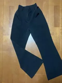 ブラック フレアパンツ M WEGO