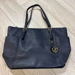 ✳︎再値下げ✳︎MICHAEL KORS トートバッグ ネイビーのサムネイル