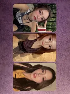 ITZY トレカ 3枚セット GOLD ON AIR