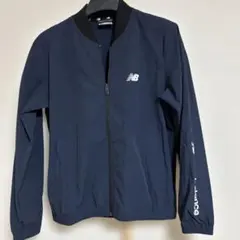 美品　New Balance ネイビー ナイロンジャケット メンズS ＮＢ
