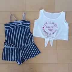 ボーダー　水着　140