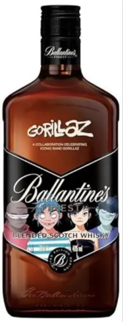 バランタインファイネスト 700ml瓶 GORILLAZコラボボトル 2本セット