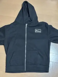 NIKE STUSSY コラボ フルジップパーカー Sサイズ ブラック