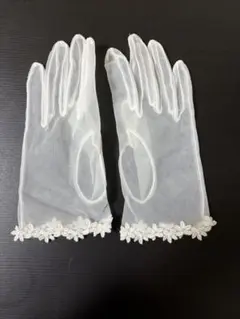 Cherieウェディンググローブ ホワイト