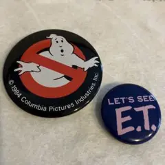 ゴーストバスターズ、E.T. 缶バッチ