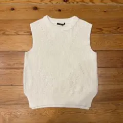 INGNI ホワイト ニットベスト