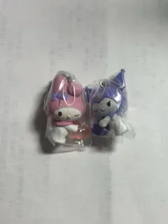 マイメロディとクロミ ストラップ付きフィギュア