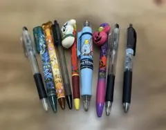 黒色ボールペン　9本セット