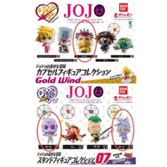 【新品未開封】ジョジョの奇妙な冒険 カプセルトイ 3種