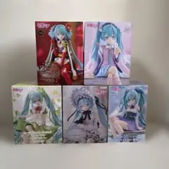 【超メルカリ市値下げ】初音ミク ぬーどるストッパー フィギュアセット まとめ売り