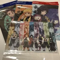 鬼滅の刃 オリジナルクリアファイル 4種セット一部非売品