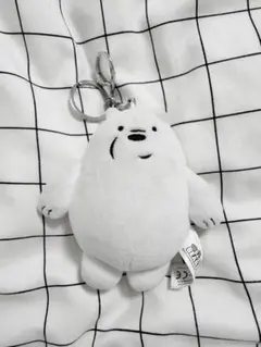 We Bare Bears アイスベア ぬいぐるみキーホルダー