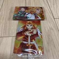 鬼滅の刃ウエハース3カード煉獄杏寿郎と竈門炭治郎ツーショットの2枚セット