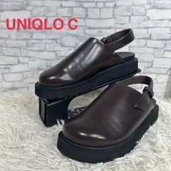 美品　UNIQLO ユニクロC クロッグシューズ　サンダル　L ブラウン