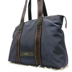 Paul Smith ポールスミス トートバッグ マルチストライプ A4 黒 - メルカリ