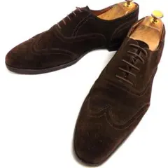 Johnston&Murphy クラウンアリストクラフト スエード革靴ブラウン