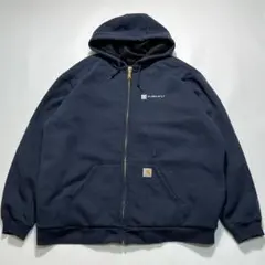 カーハート 裏サーマル ジップアップ パーカー ダブルフェイス ブラック XL carhartt カーハート 裏サーマル ジップアップ パーカー ダブル