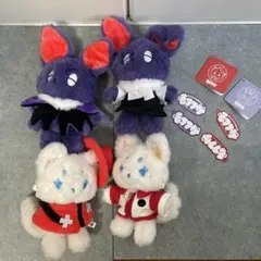 吸血鬼すぐ死ぬ　モフフサ　4体セット 2025年最新】吸血鬼すぐ死ぬ モフフサの人気アイテム - メルカリ