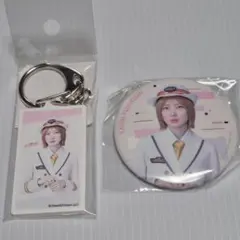 【藤吉夏鈴】櫻坂46 JR東日本 駅名標風キーホルダー 缶バッジ 櫻旅