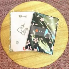 気音間　ケネマ　鍵屋　お雛様　桜　手ぬぐい　2枚セット