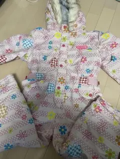 CCL TEAM 子ども用スキーウェア ピンク 花柄