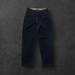 90s dockers細畝コーデュロイツータックパンツワイドテーパードy2k