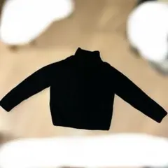黒 タートルネック オーバーサイズセーター
