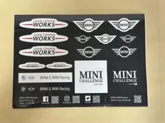 MINI シールセット John Cooper Works MINI 1枚