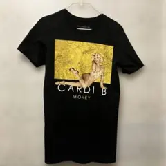 CARDI B MONEY Tシャツ ブラック