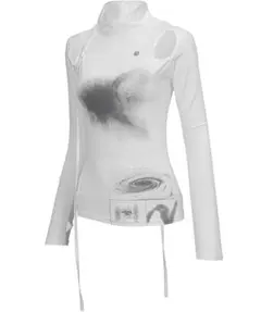 FLAREUP Cut-out Turtleneck Long Sleeve