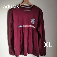 adidas 長袖Tシャツ XL/エンジ　RIO RAPIDS