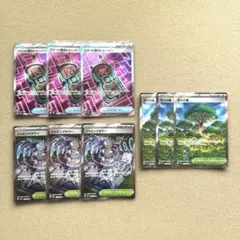 ロケット団のレシーバー　ジャミングタワー　活力の森　各3枚　SR