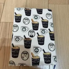 ハンドメイド　ブックカバー　ひものしおり付き　単行本　四六版　ビジネス書　くま
