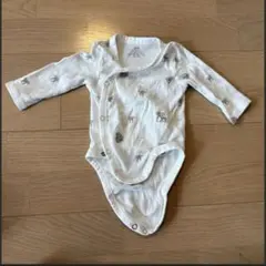 【美品・未着用】H&M ベビー コットン ロンパース 1-2M 2枚セット