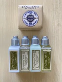 【新品未使用】ロクシタン　ヴァーベナ　トラベルセット　シアソープ　ミルク