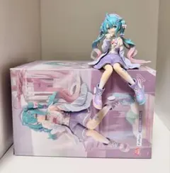 初音ミク ぬーどるストッパーフィギュア 恋するセーラー服 パープルver.