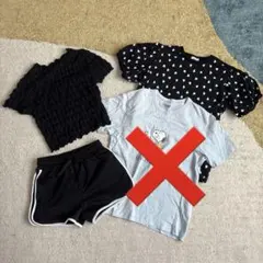 150サイズくらい　女の子洋服4着セット　GU等