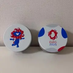 EXPO 2025 大阪・関西万博 ミャクミャク缶ケース 2個セット
