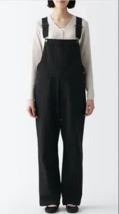 MUJI 無印良品 サロペット ブラック Mサイズのサムネイル