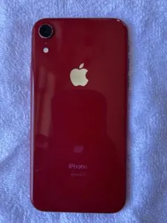 Apple iPhone XR (赤) ひび割れあり - メルカリ
